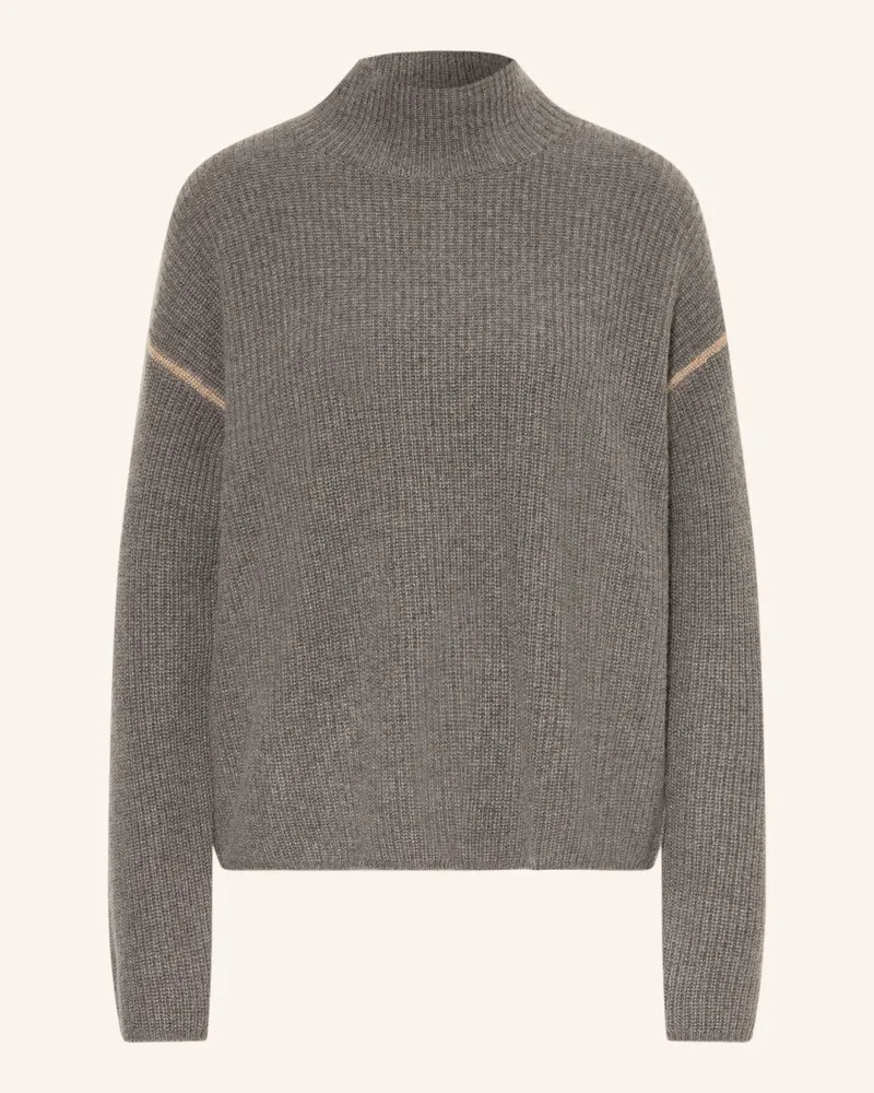 Repeat Cashmere-Pullover beige Grau