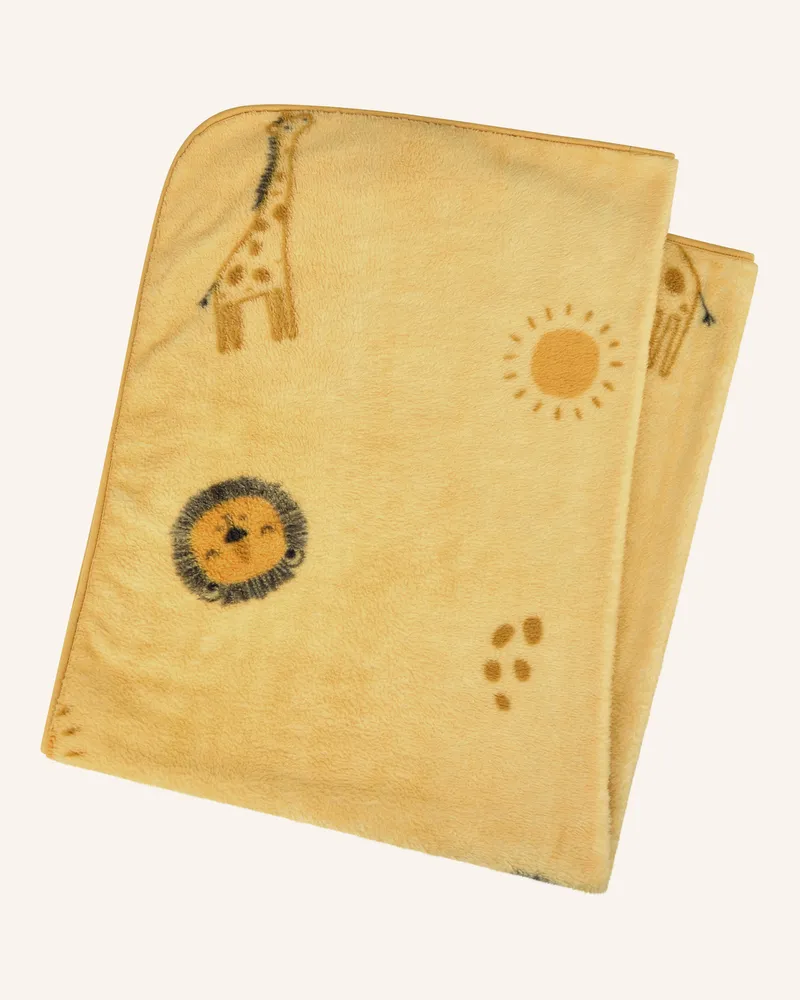 Sterntaler Babydecke Safari Gelb