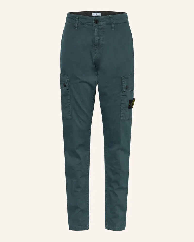 Stone Island Cargohose Regular Tapered Fit Petrol