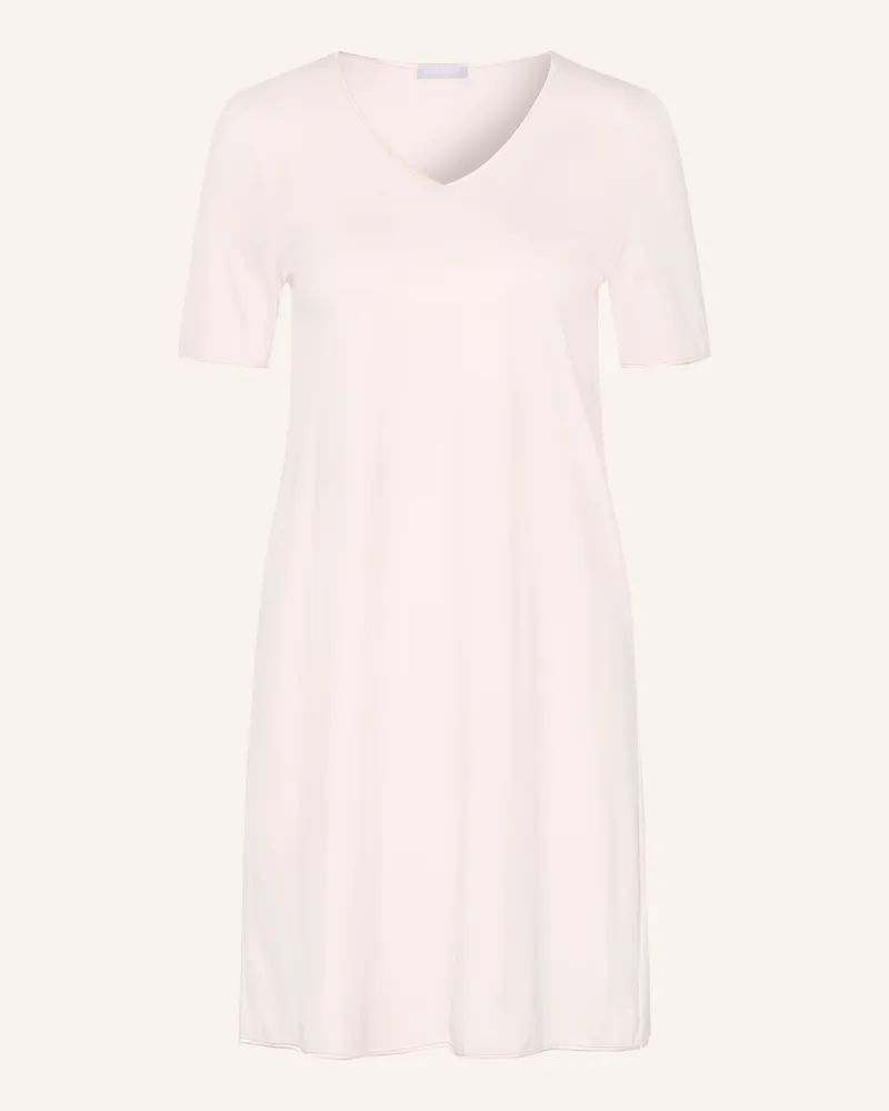 Hanro Nachthemd Cotton Silk rosa Hellrosa