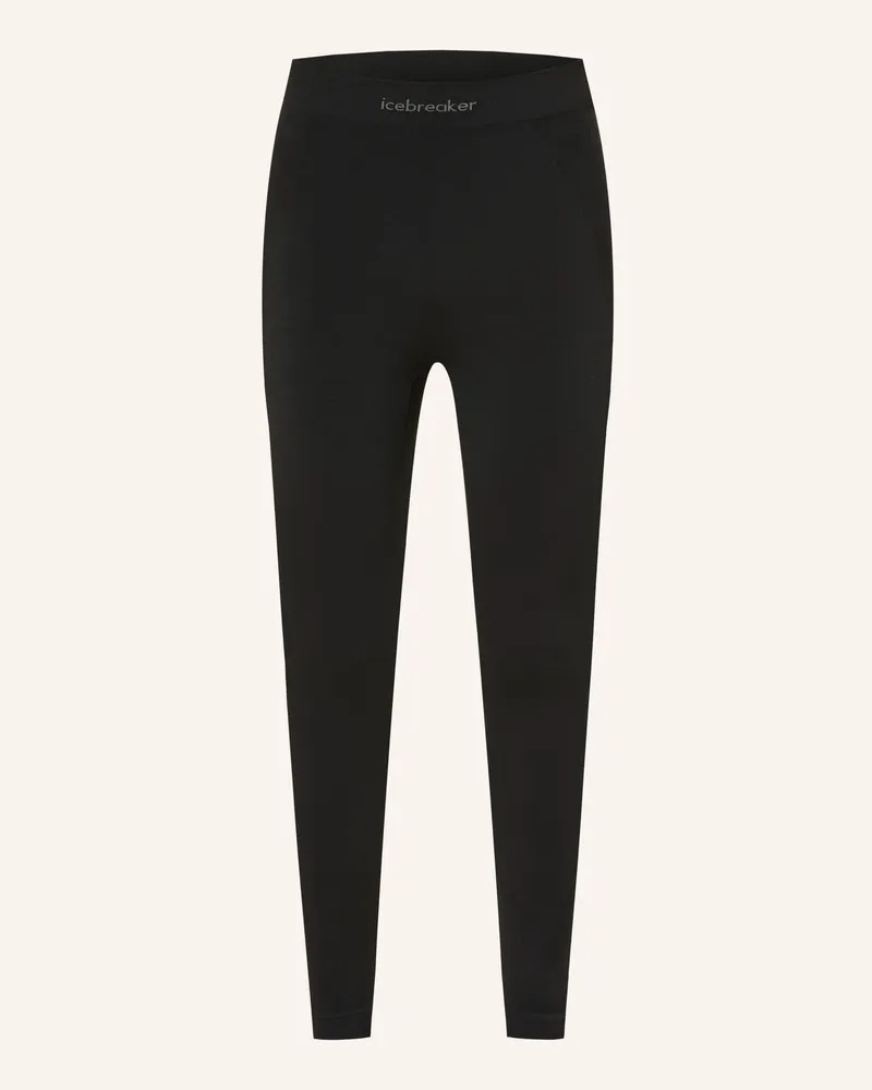Icebreaker Tights Mit Merinowolle schwarz Schwarz