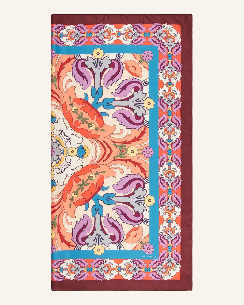 Etro Seidentuch Dunkelrot