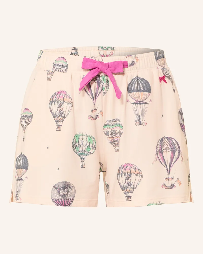 Short Stories Schlafshorts beige Creme