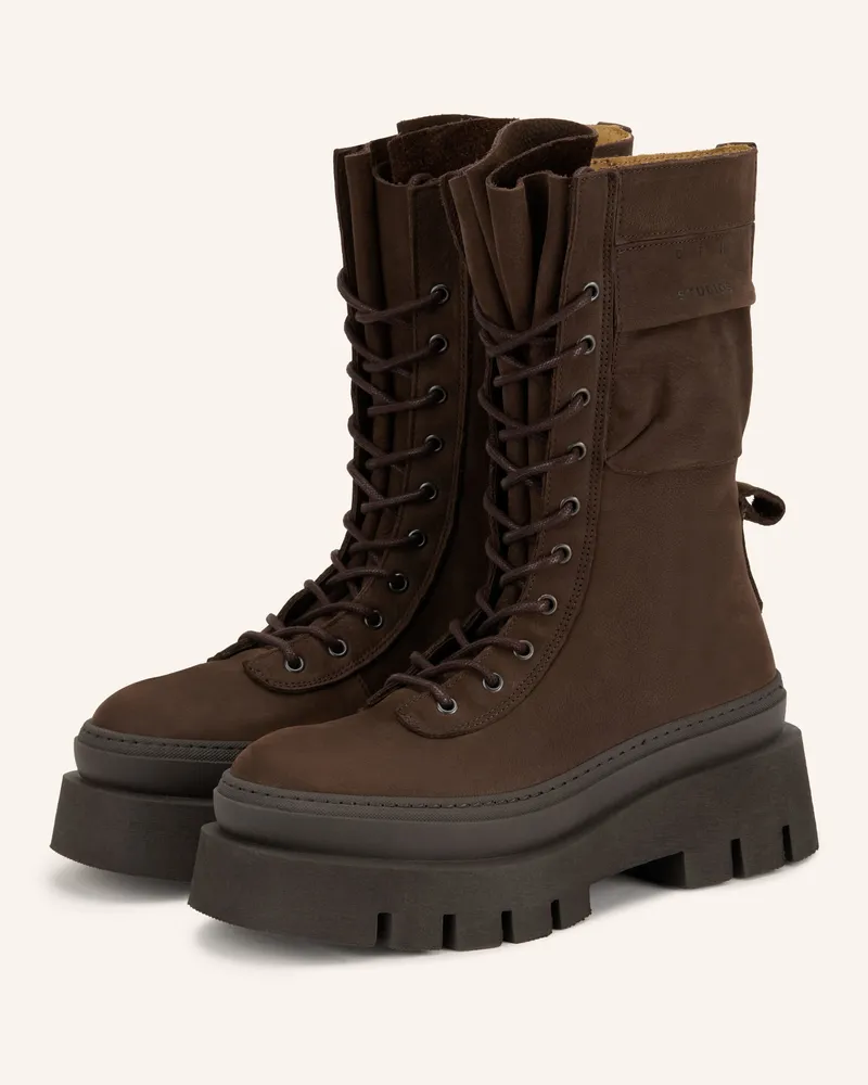 Copenhagen Schnürboots cph691 braun Dunkelbraun