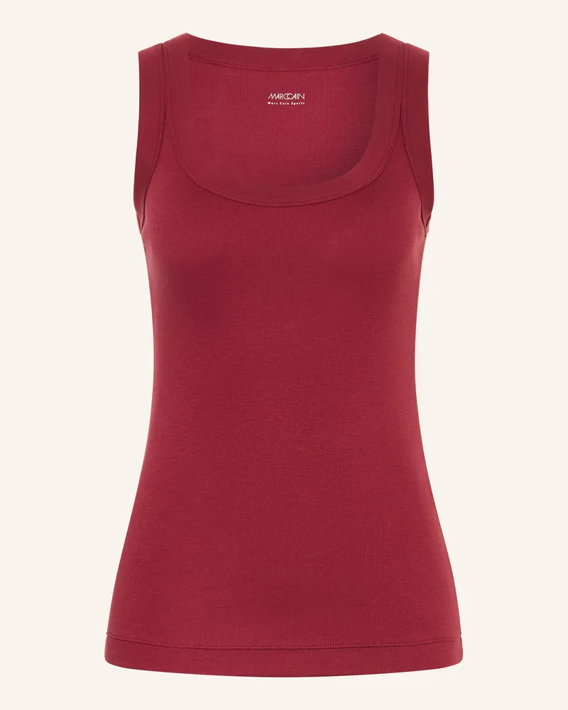 Marc Cain Top Dunkelrot