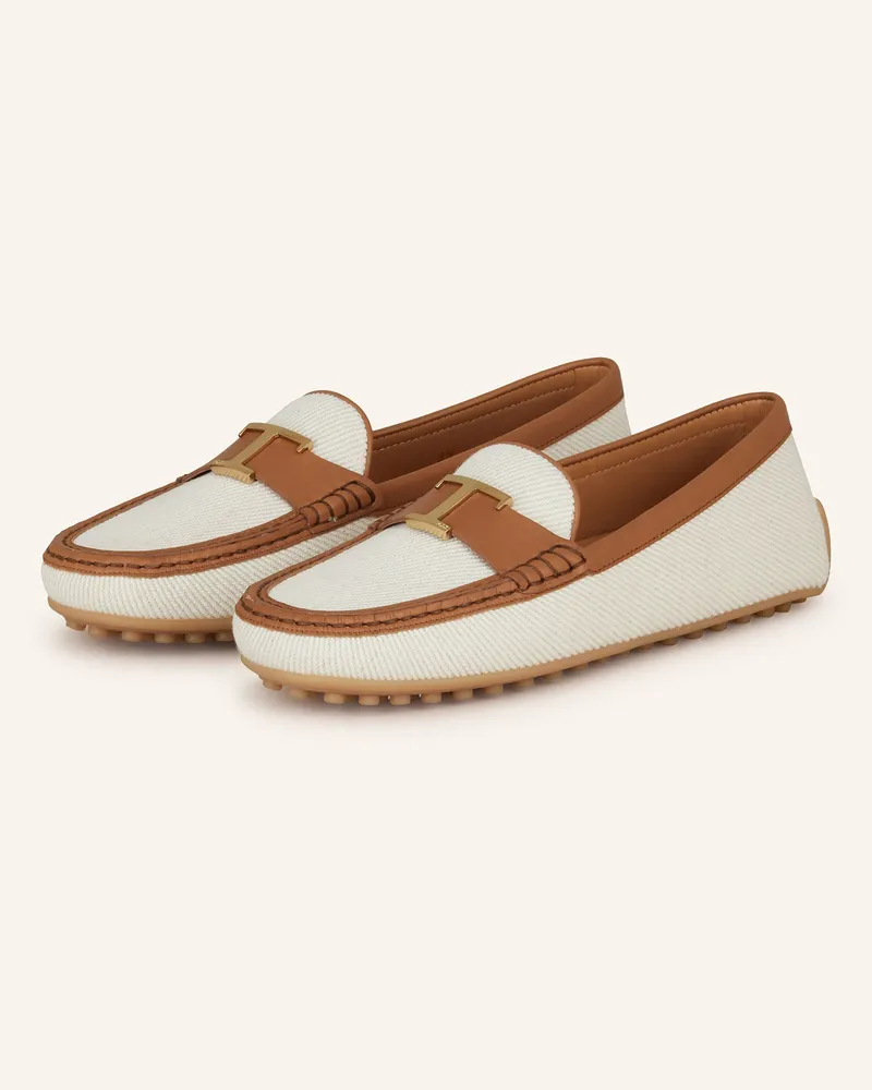 TOD'S Loafer GOMMA Ecru