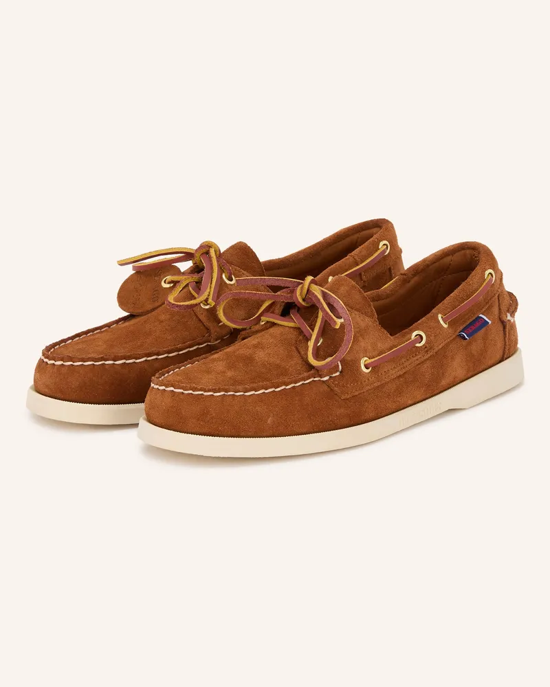 Sebago Bootsschuhe Portland Artisan braun Dunkelorange