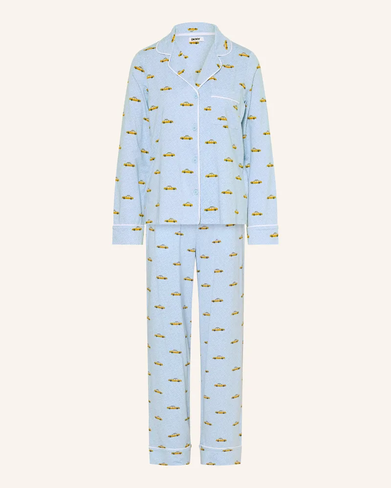DKNY Schlafanzug blau Hellblau