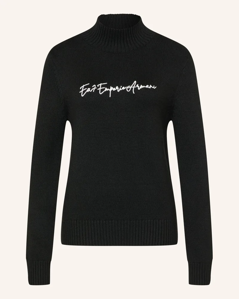 EA7 Pullover schwarz Schwarz