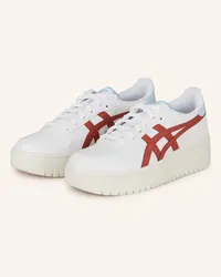 Asics Sneaker JAPAN S PF - WEISS/ DUNKELROT Weiss