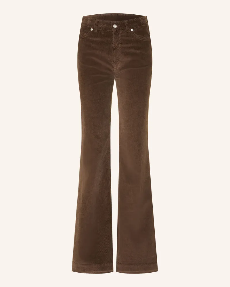 nine:inthe:morning Cordhose Paolie braun Dunkelbraun