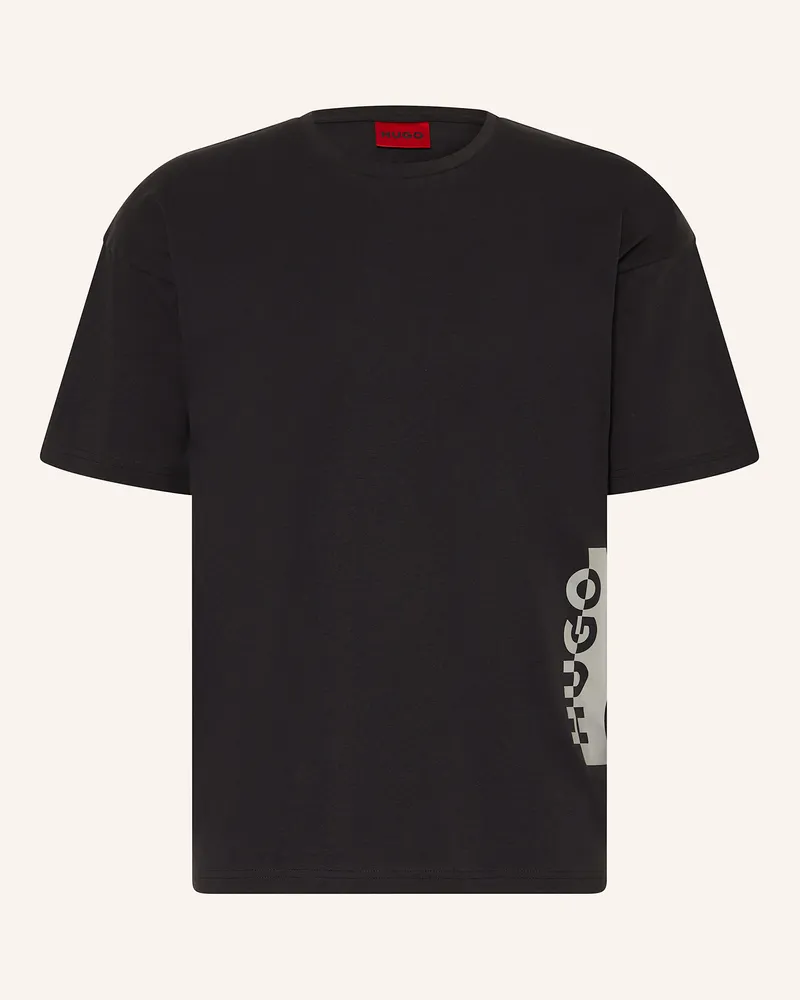 HUGO BOSS T-Shirt SILVER Schwarz