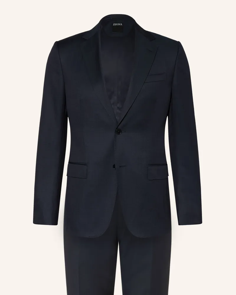 Ermenegildo Zegna Anzug Extra Slim Fit blau Dunkelblau