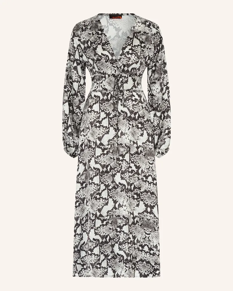 Miss Goodlife Satinkleid Schwarz