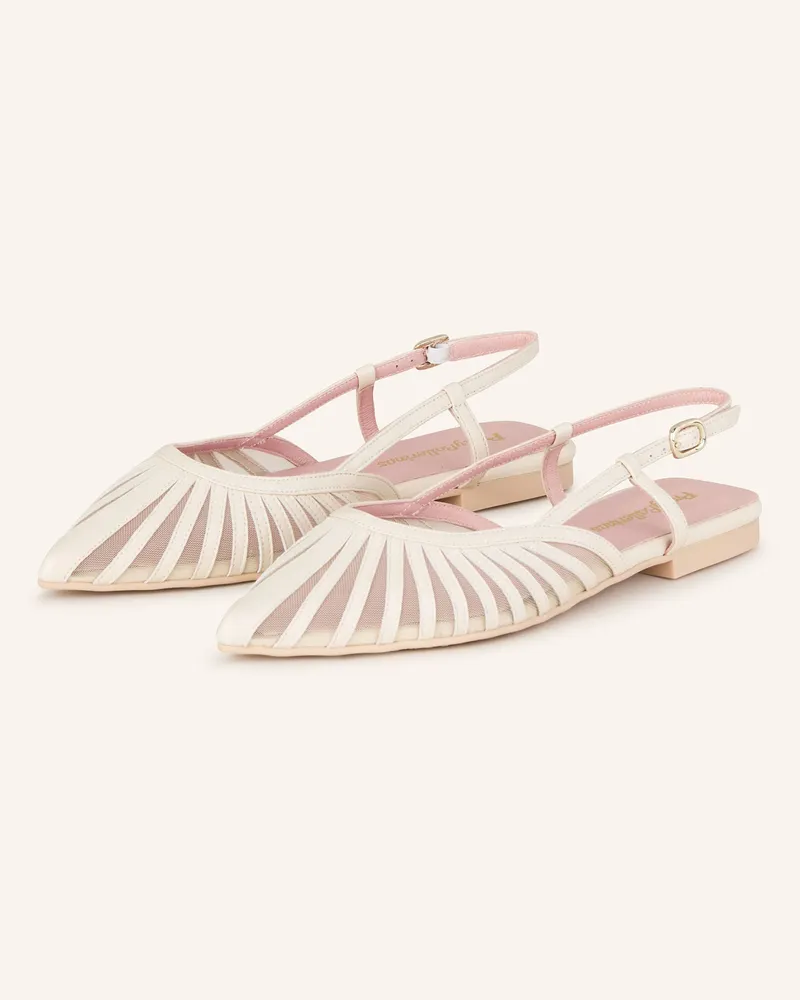 Pretty Ballerinas Slingballerinas Yvette weiss Creme