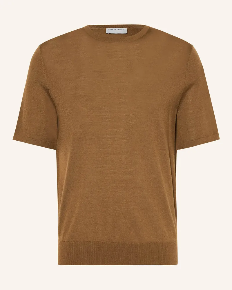 Tiger of Sweden Strickshirt CONNOR Braun