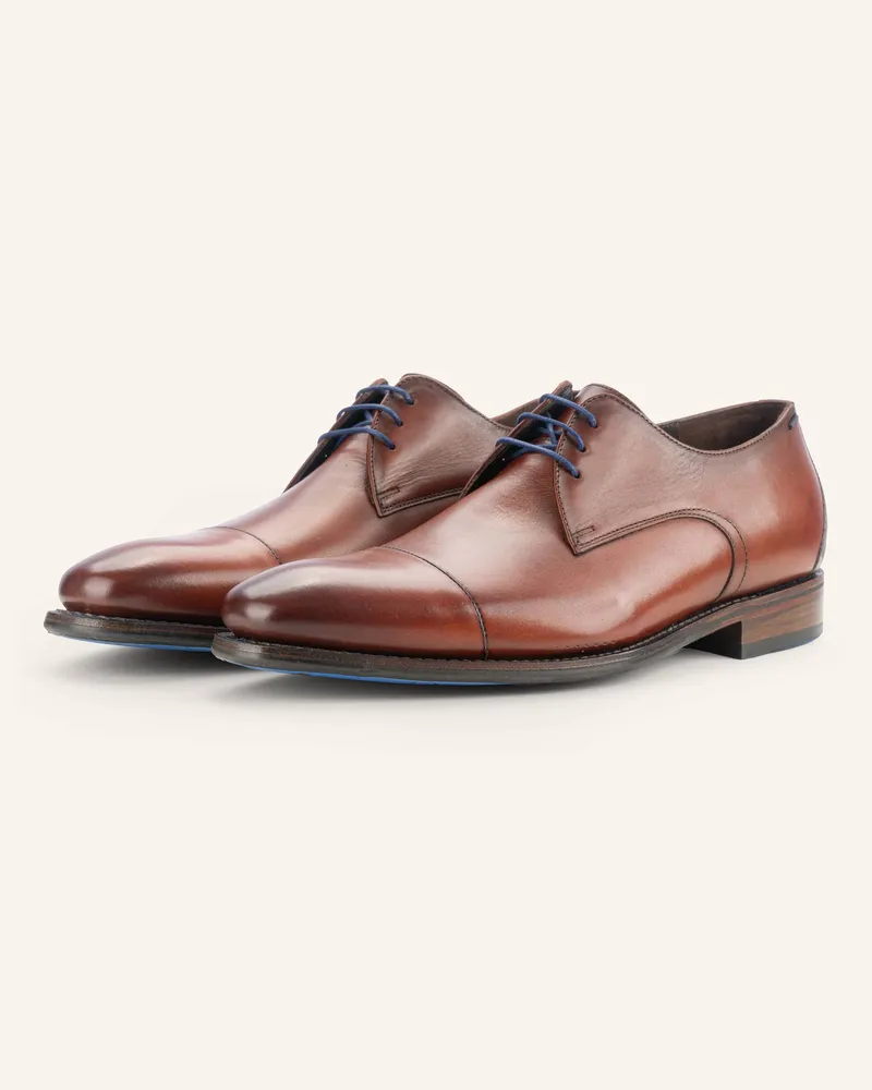 Floris van Bommel Halbschuhe De Loper 16 braun Cognac