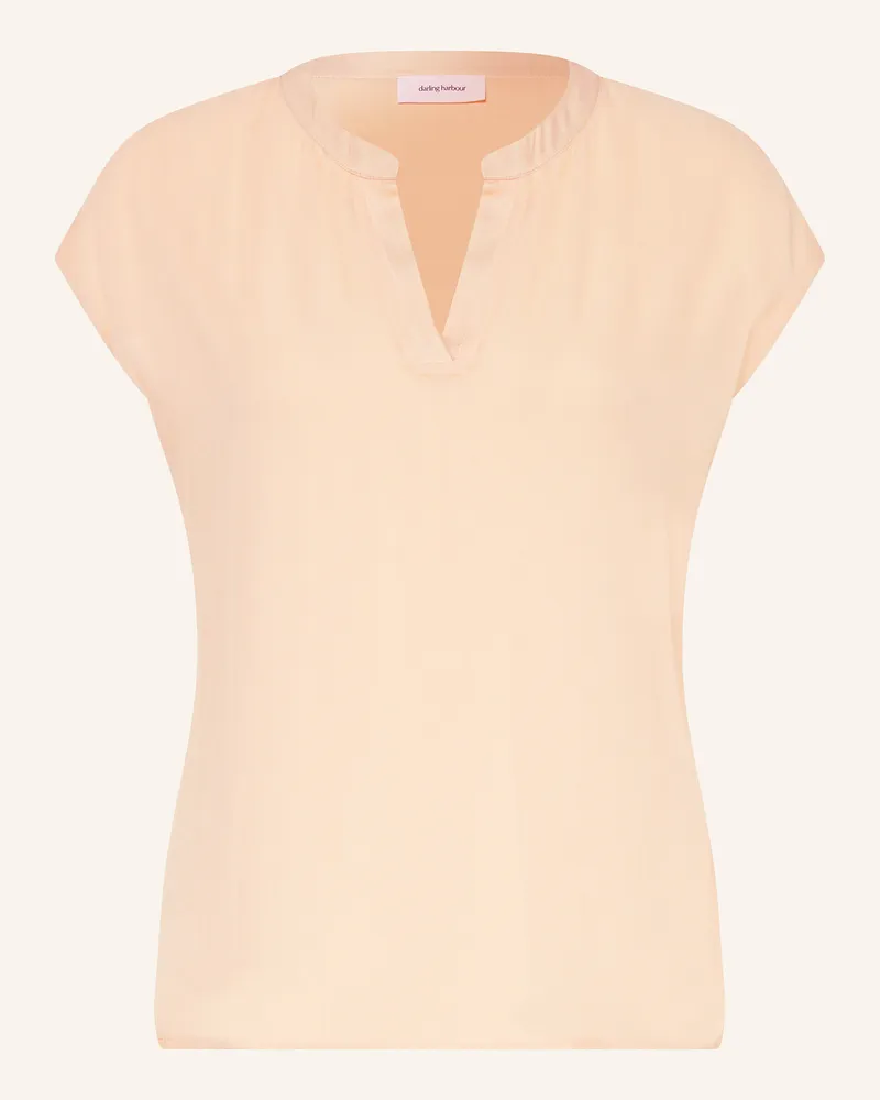 Darling Harbour Blusenshirt Im Materialmix beige Beige