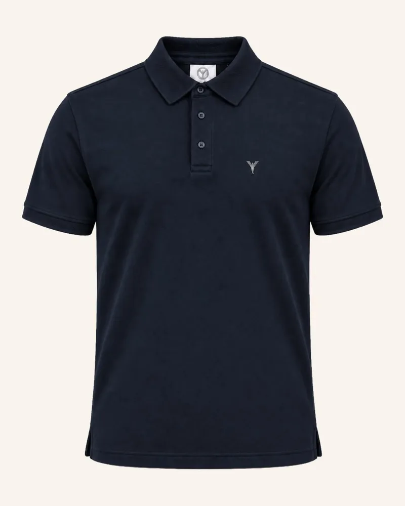 Carlo Colucci Poloshirt - Carlos Classic Franer blau Dunkelblau