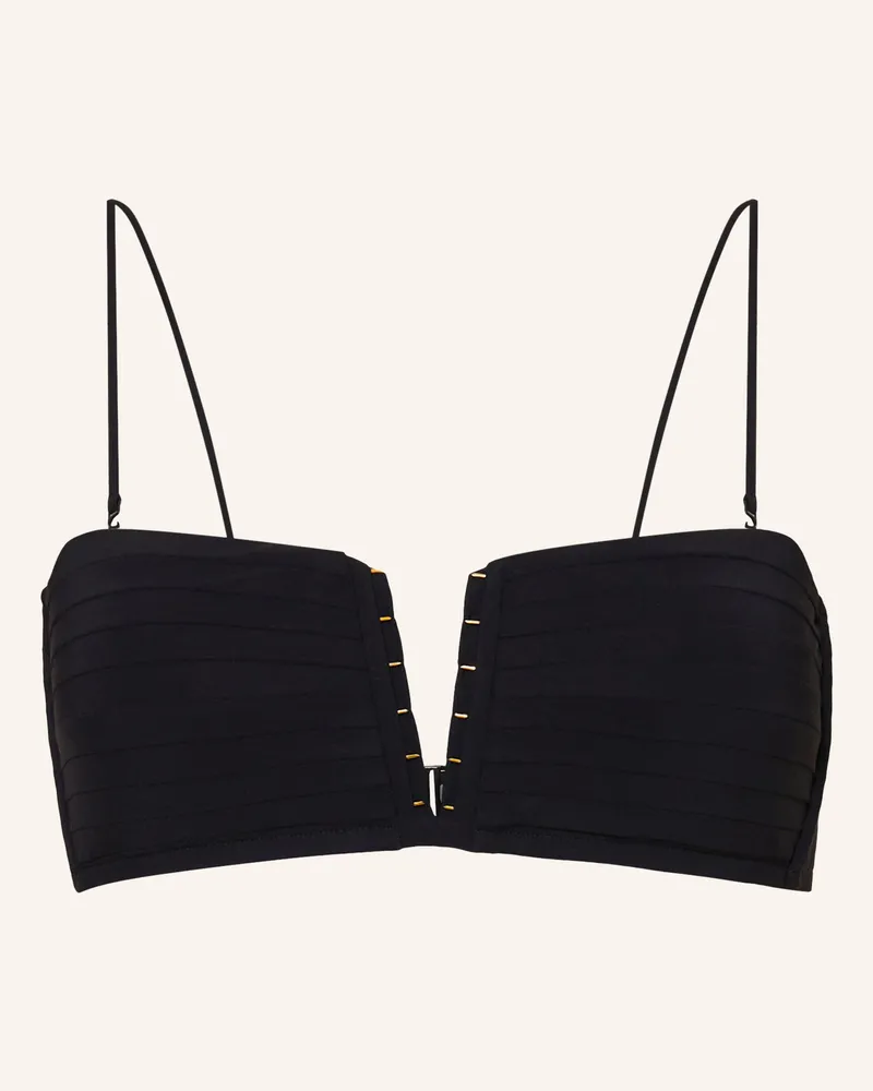 Maryan Mehlhorn Bandeau-Bikini-Top J Lumenia schwarz Schwarz