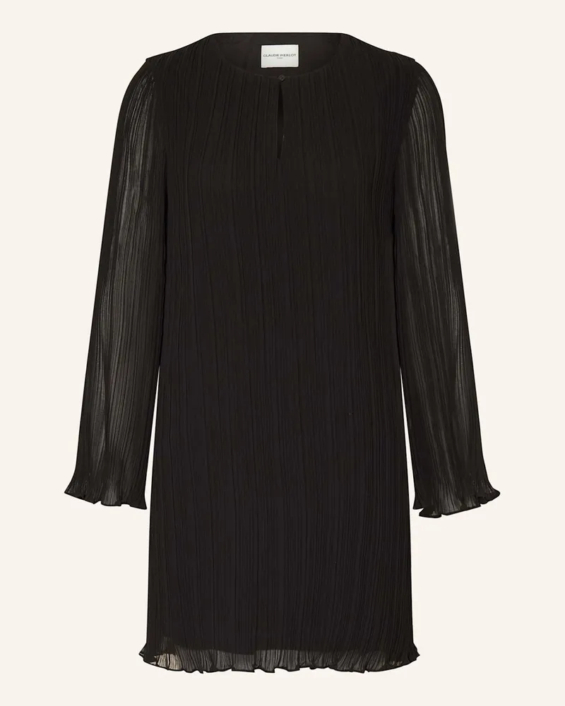 Claudie Pierlot Plisseekleid Schwarz