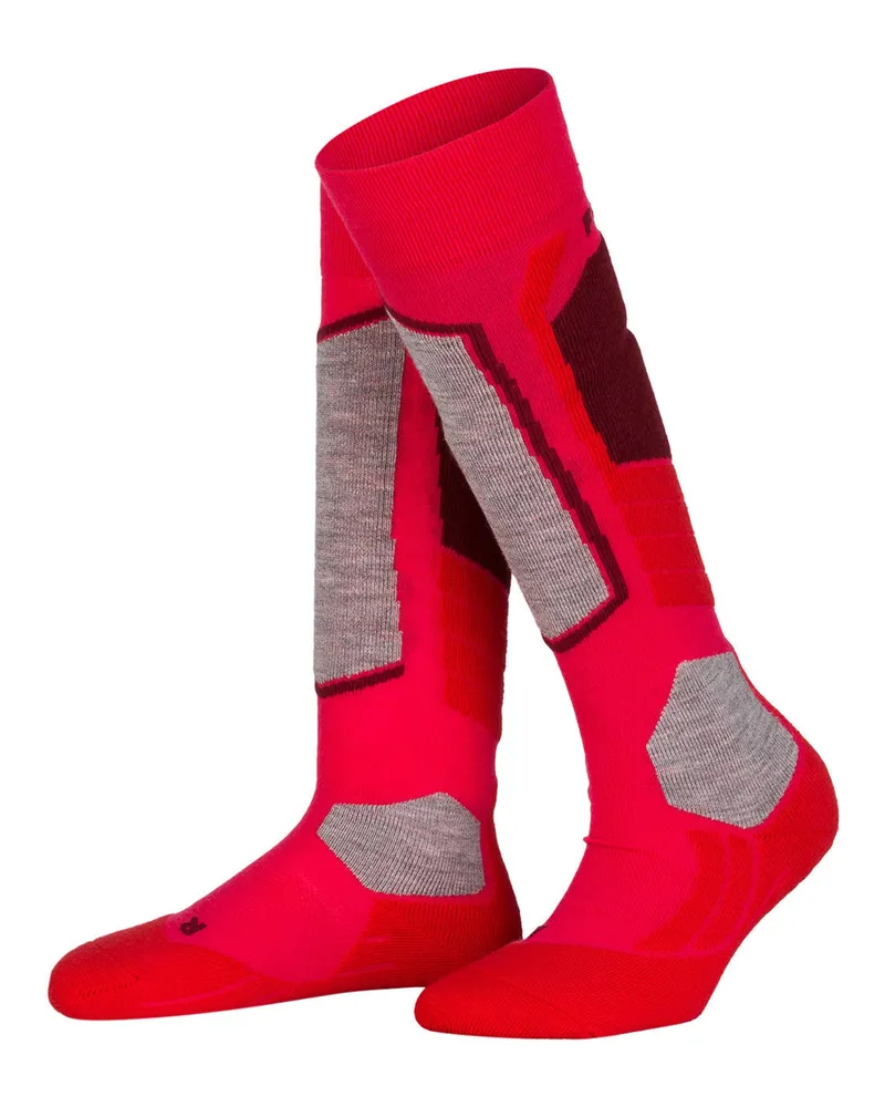 Falke Skisocken sk2 rosa Rot