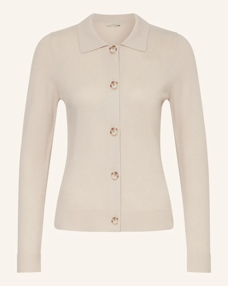 lilienfels Strickjacke mit Cashmere Beige