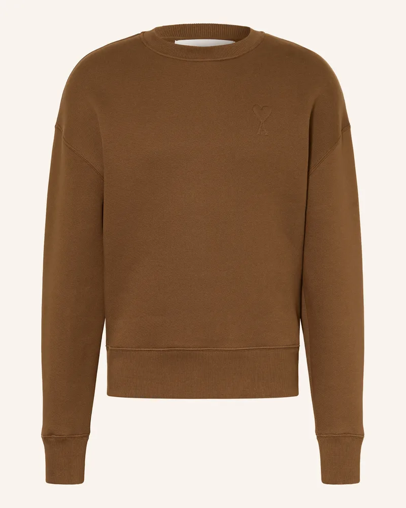 AMI Paris Sweatshirt braun Braun