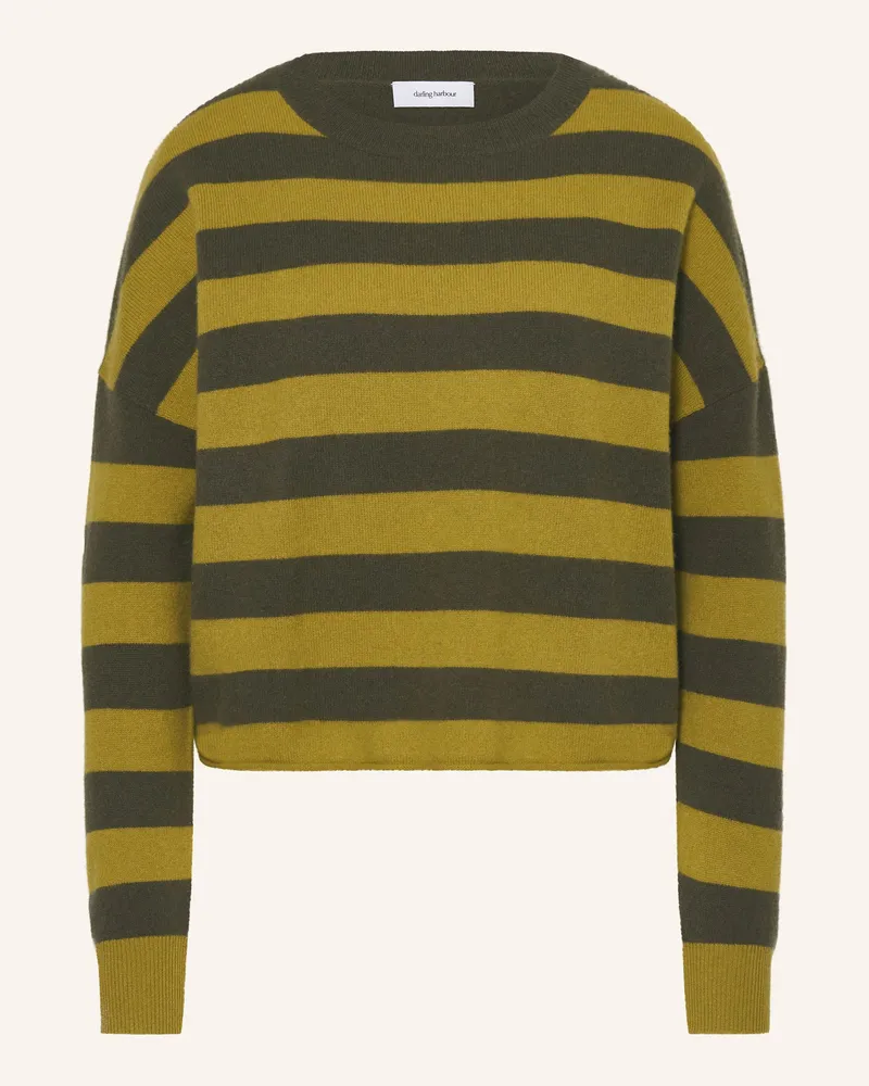 Darling Harbour Cashmere-Pullover Goldgrün