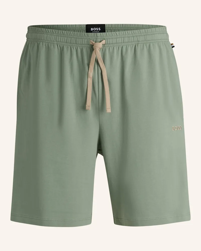 HUGO BOSS Loungewear Unterteil MIX&MATCH SHORT CW Hellgrün