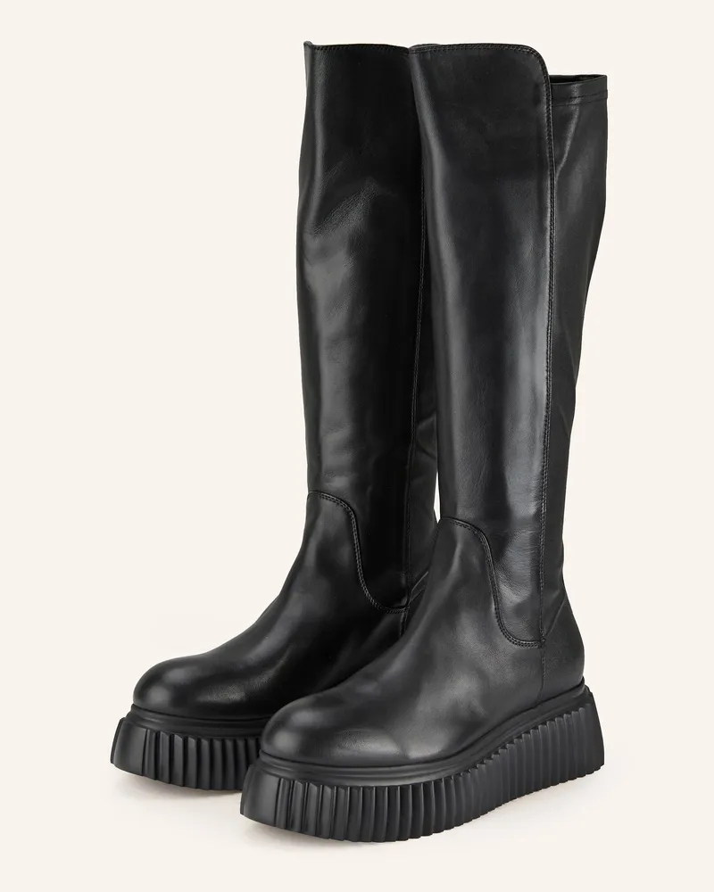 Attilio Giusti Leombruni Plateau-Stiefel GLORIA Schwarz