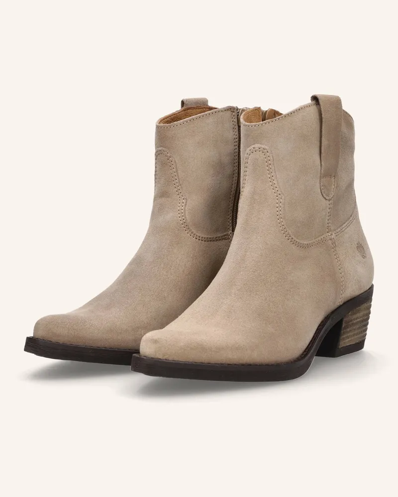 Apple of Eden Cowboy Boots Taupe