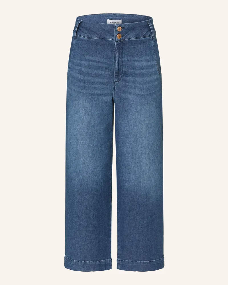 More & More Jeans-Culotte blau Blau