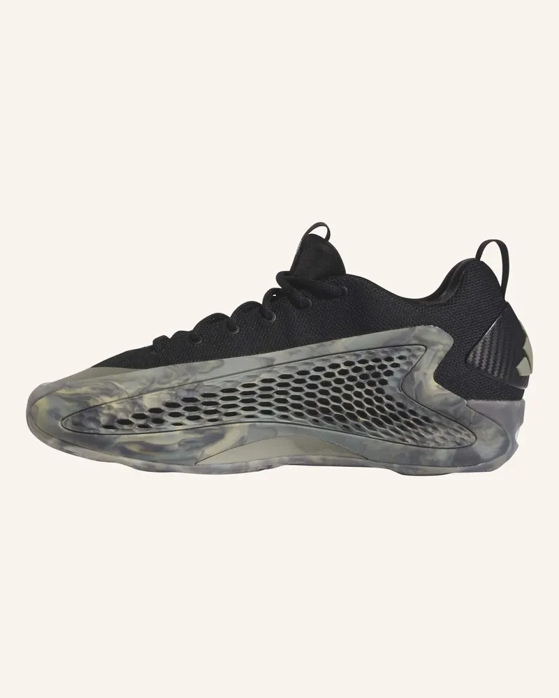 adidas ANTHONY EDWARDS 1 LOW BASKETBALLSCHUH Schwarz