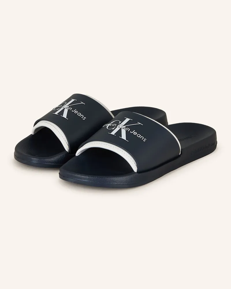 Calvin Klein Pantoletten Dunkelblau
