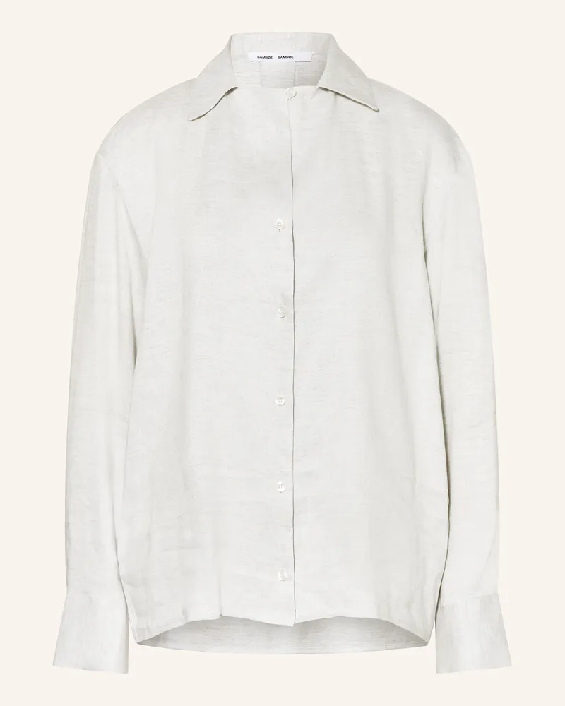 Samsøe & Samsøe Bluse Saiben grau Hellgrau