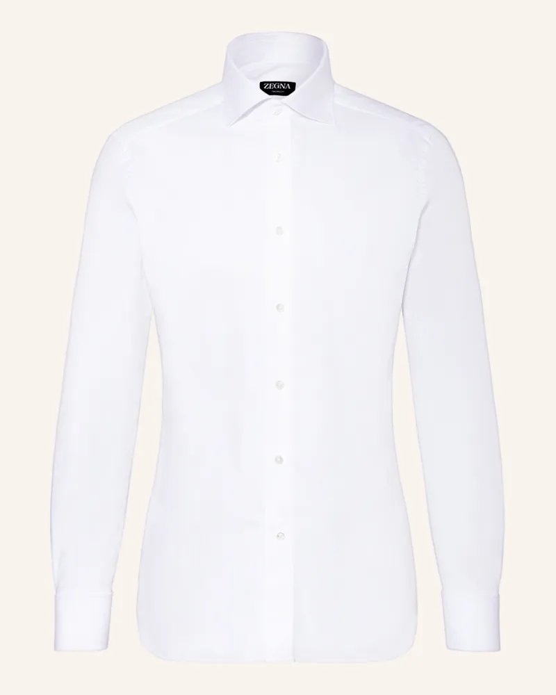 Ermenegildo Zegna Hemd TROFEO™ Extra Slim Fit Weiss