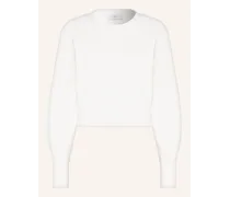 Riani Cropped-Pullover aus Merinowolle Weiss