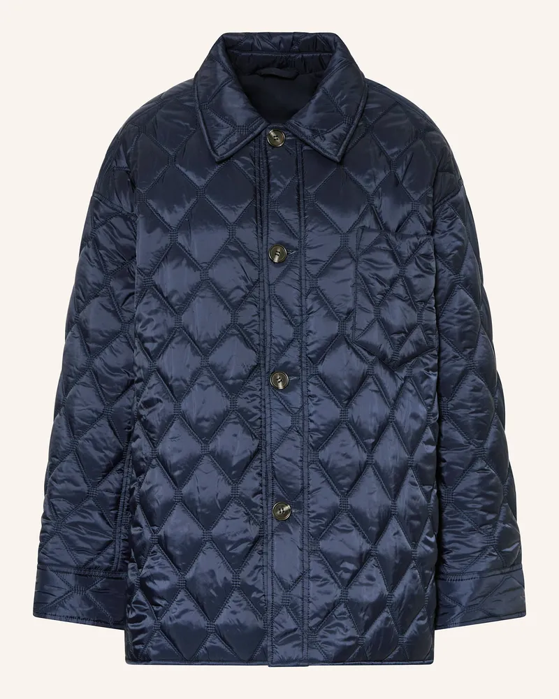 MOSS COPENHAGEN Steppjacke MSCHMELLI zum Wenden Dunkelblau