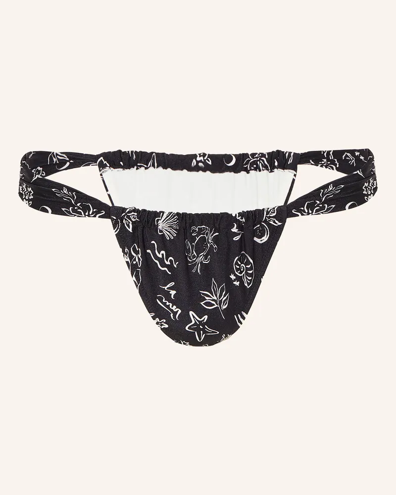 watercult Brazilian-Bikini-Hose CAFÉ LA MER Schwarz