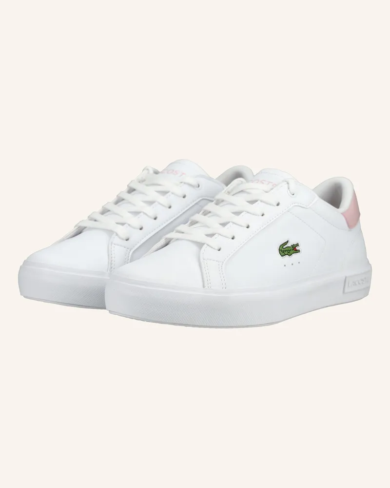 Lacoste Sneaker Powercourt weiss Weiss