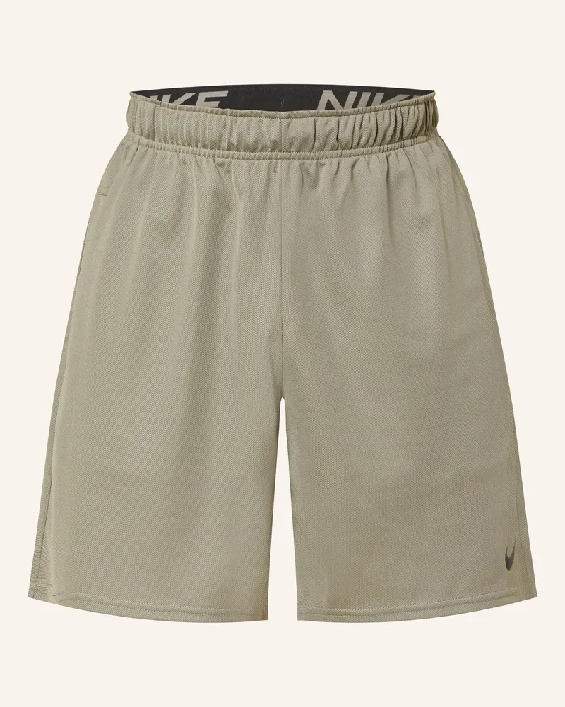 Nike Trainingsshorts  Flex gruen Khaki