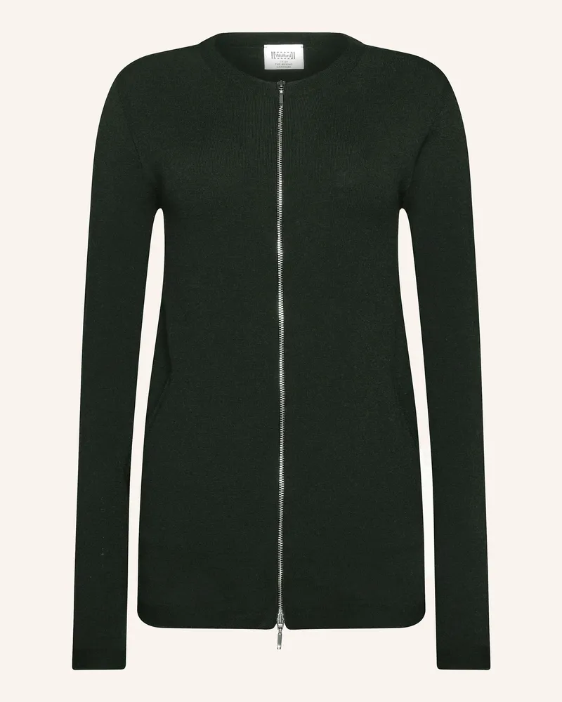 Wolford Strickjacke, Jacke & Weste The Merino Cardigan gruen Dunkelgrün