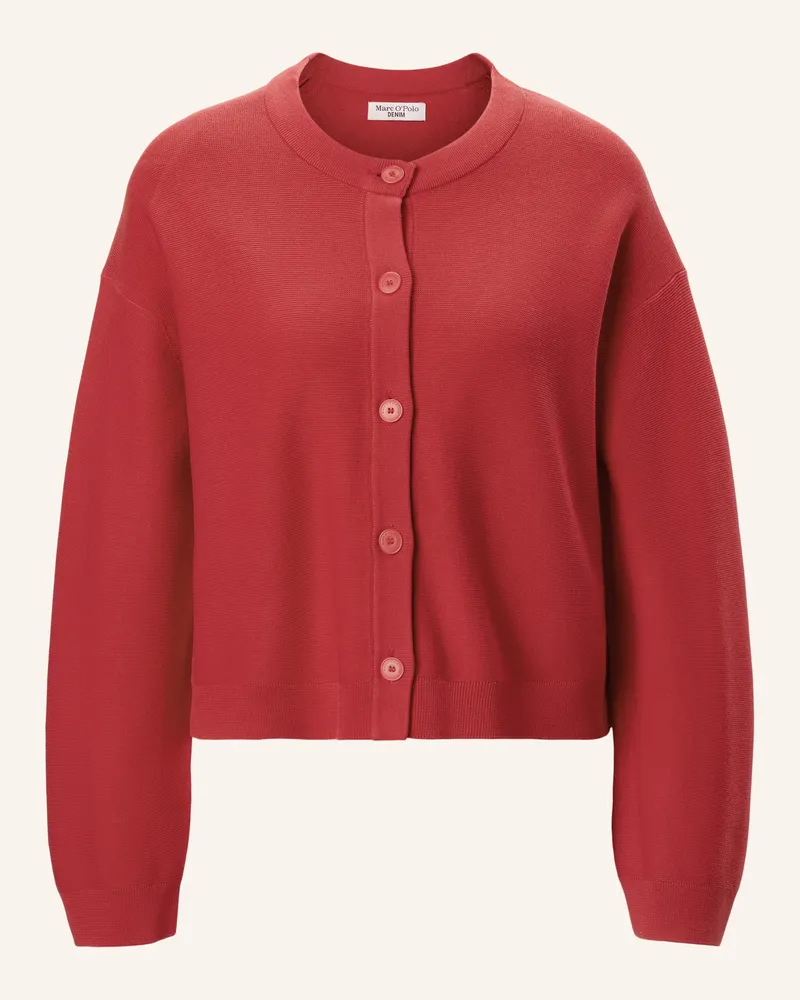 Marc O'Polo Cardigan rot Hellrot