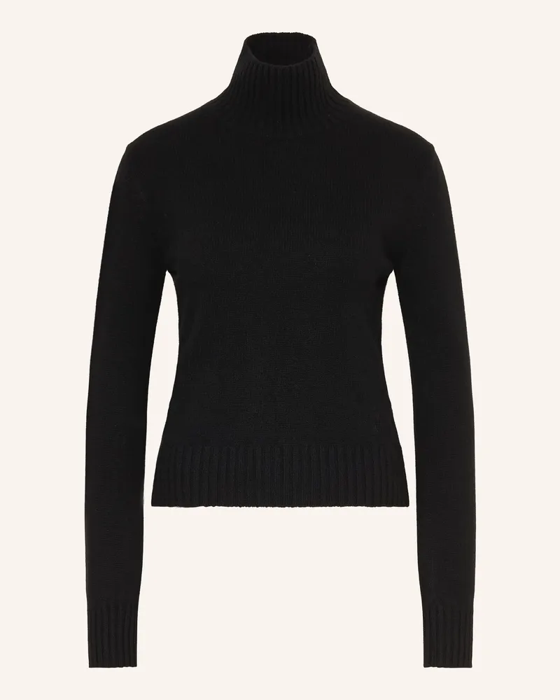 AMI Paris Cashmere-Pullover schwarz Schwarz