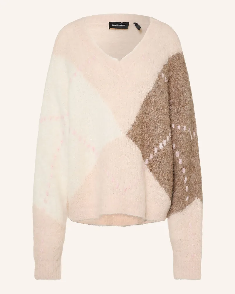 Elias Rumelis Oversized-Pullover Averila Mit Alpaka beige Ecru