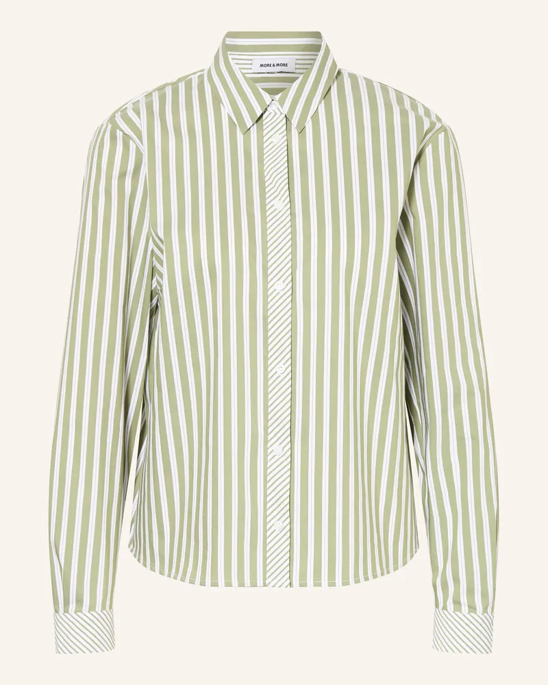 More & More Hemdbluse gruen Grün