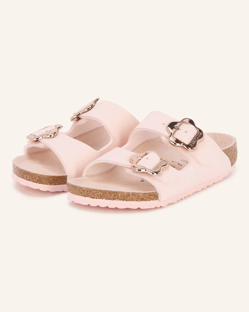 Birkenstock Pantoletten ARIZONA FLOWER BUCKLE Hellrosa