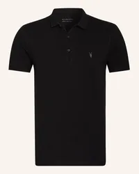 AllSaints Piqué-Poloshirt REFORM Schwarz