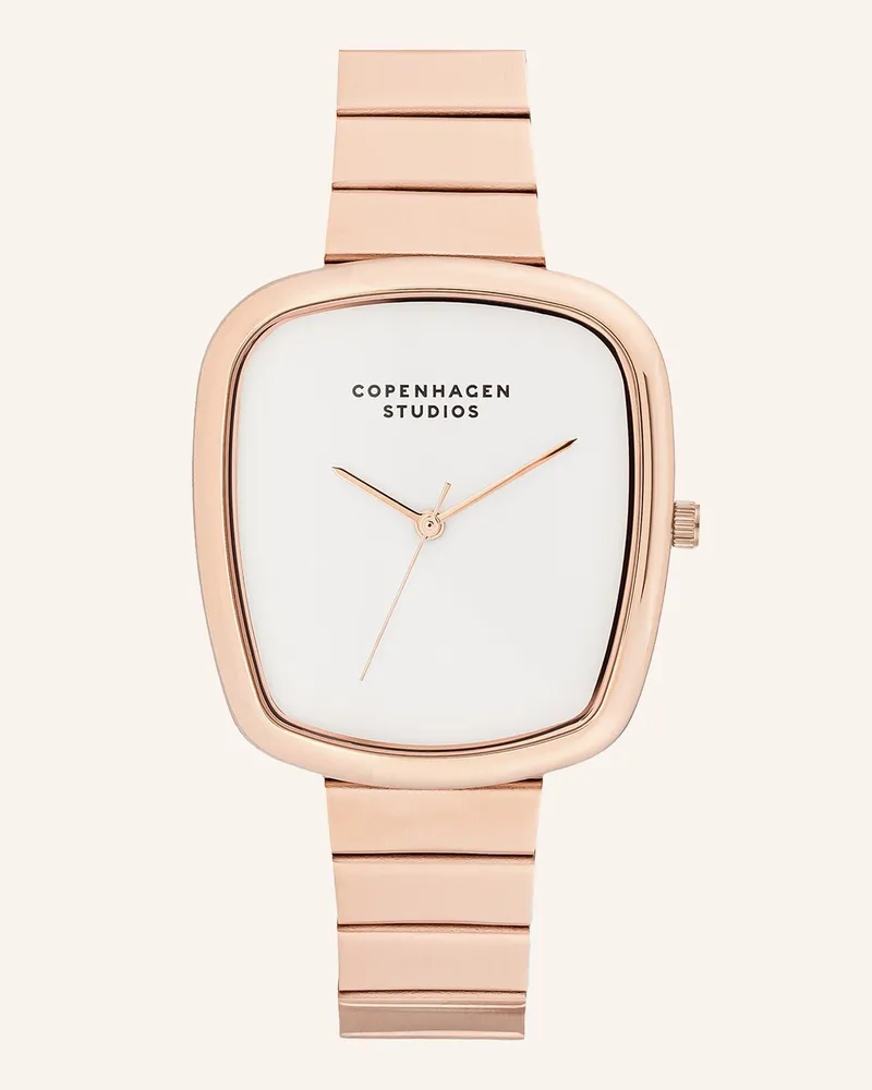 Copenhagen Armbanduhr  aus  Edelstahl Roségold